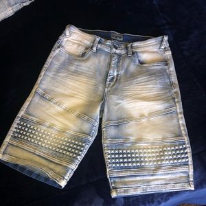 Denim shorts